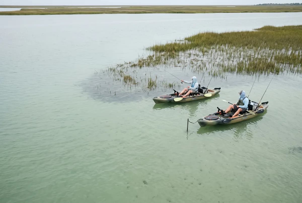 Kayak fishing